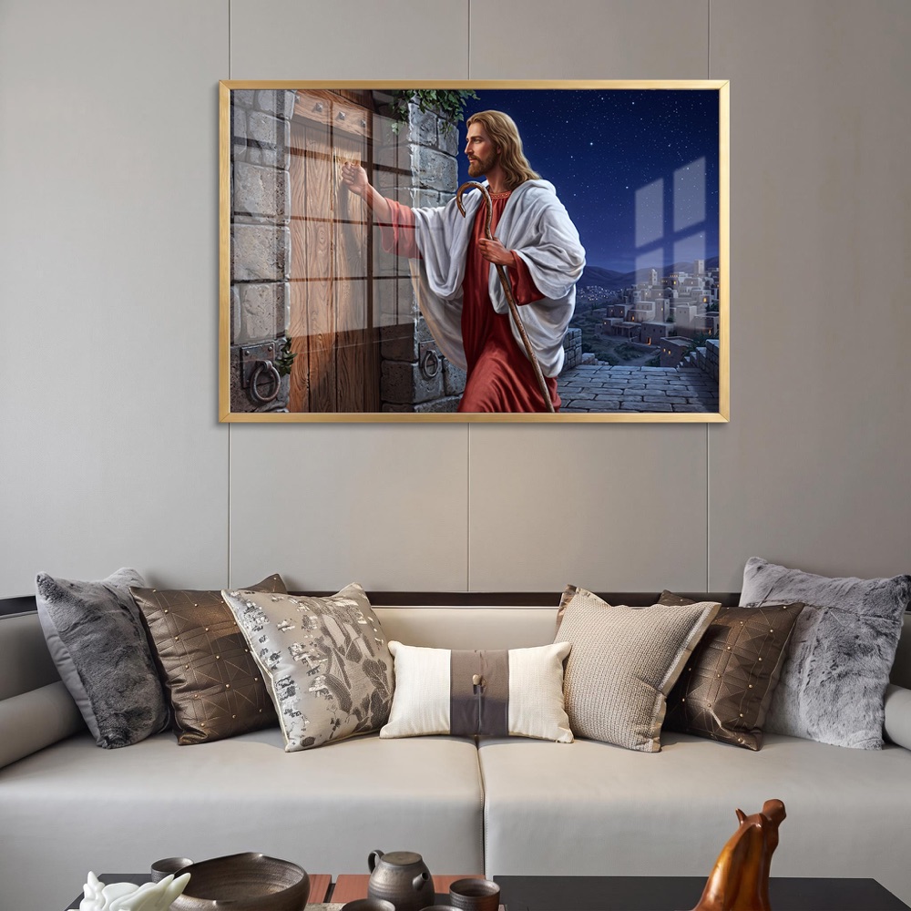 Jesus Knocking at the Door Painting - Image 2