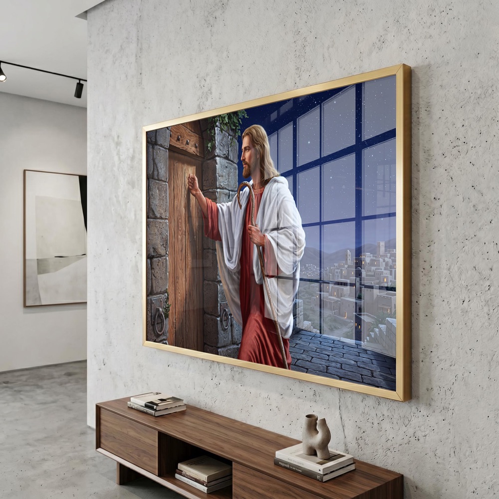 Jesus Knocking at the Door Painting - Image 3