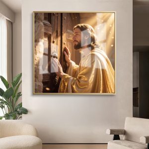 Jesus at the Door Portrait Art