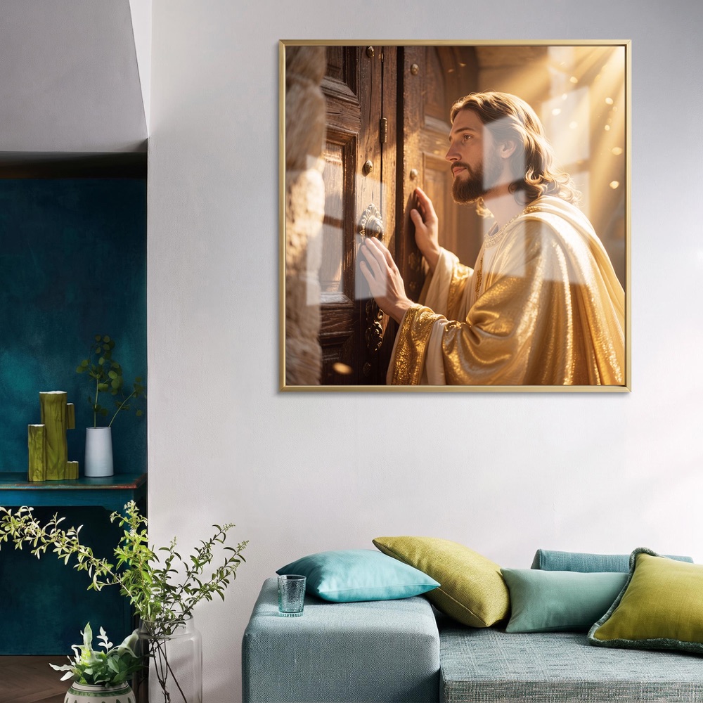 Jesus at the Door Portrait Art - Image 2