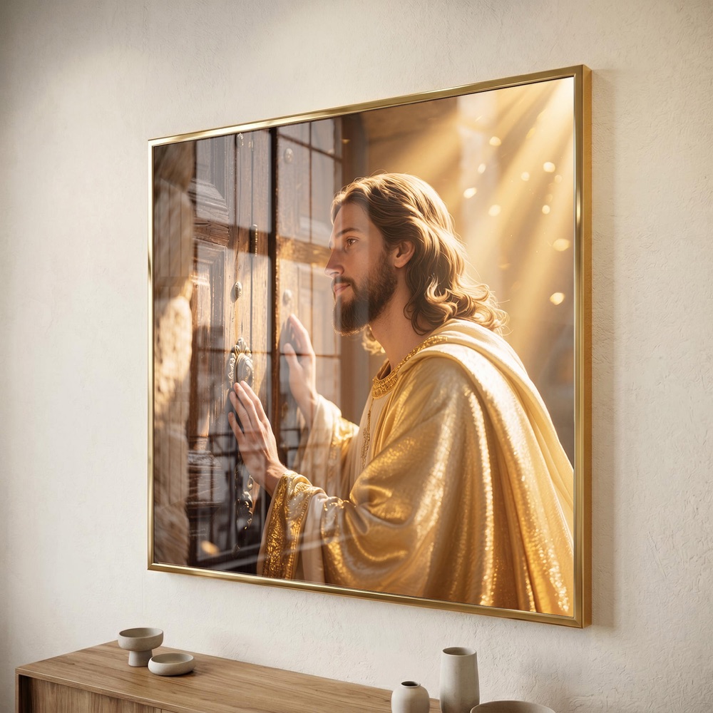 Jesus at the Door Portrait Art - Image 3