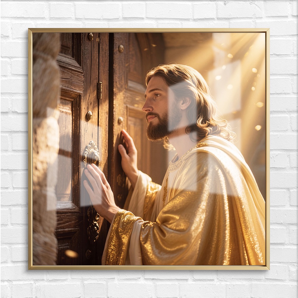 Jesus at the Door Portrait Art - Image 4