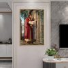 Christ Knocking Wooden Door Artwork