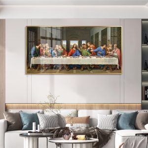 Last Supper Stone Relief Artwork