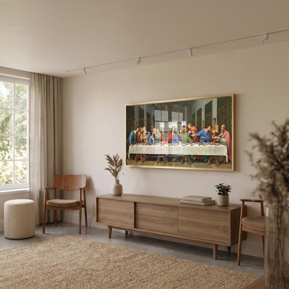 Last Supper Stone Relief Artwork - Image 3