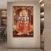 Full Standing Khatu Shyam Ji Temple Painting