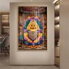 Shyam Baba Mandir Garbhagriha Darshan Painting