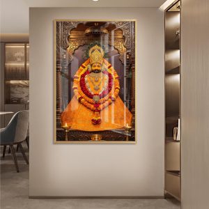 Golden Temple Arch Khatu Shyam Painting