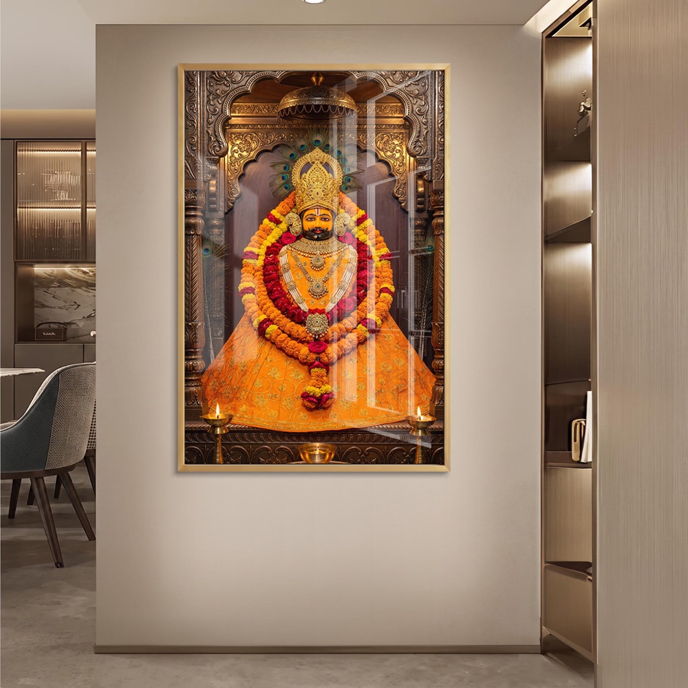 Golden Temple Arch Khatu Shyam Painting