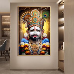 Radiant Crown Khatu Shyam Wall Art