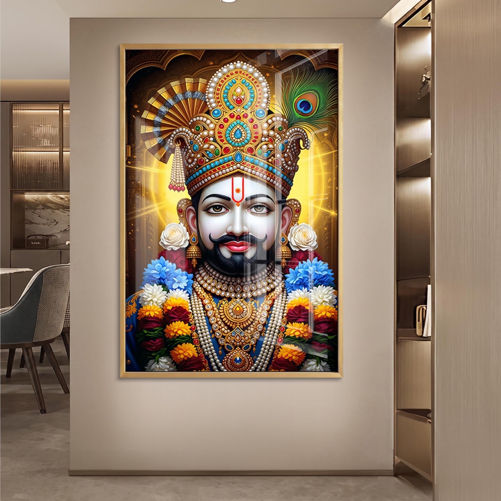 Radiant Crown Khatu Shyam Wall Art