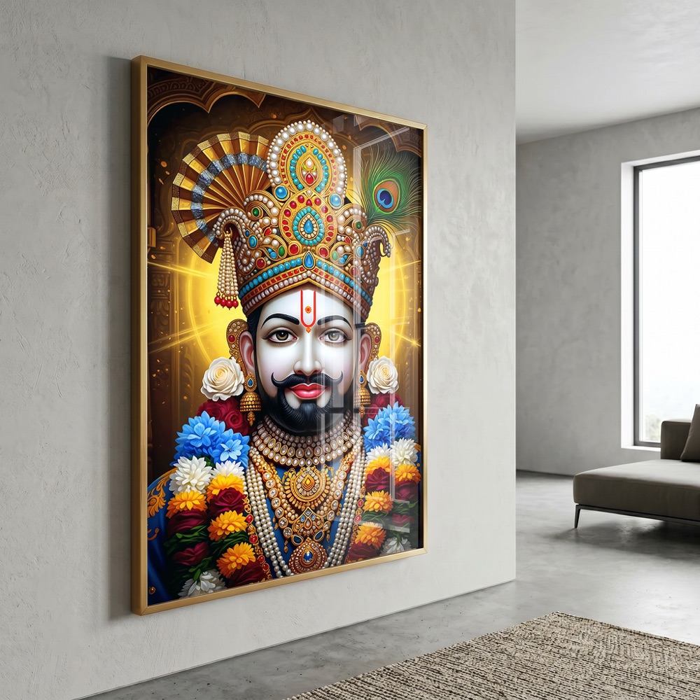 Radiant Crown Khatu Shyam Wall Art - Image 3