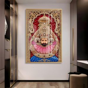 Tanjore Style Khatu Shyam Ji Frame
