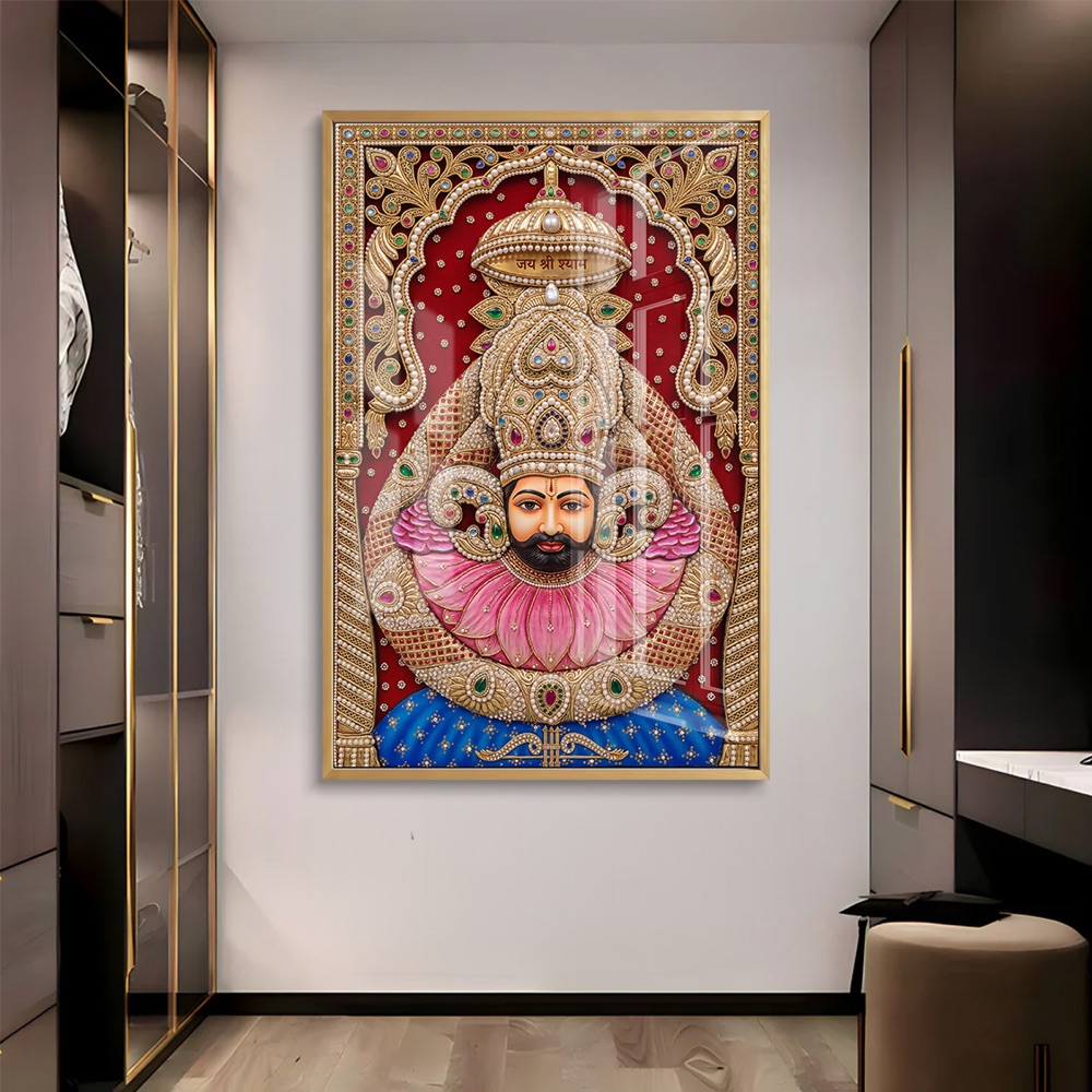 Tanjore Style Khatu Shyam Ji Frame