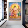 Lord Murugan With Valli And Deivanai Painting