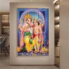 Lord Ganesha And Murugan Brothers Glass Painting