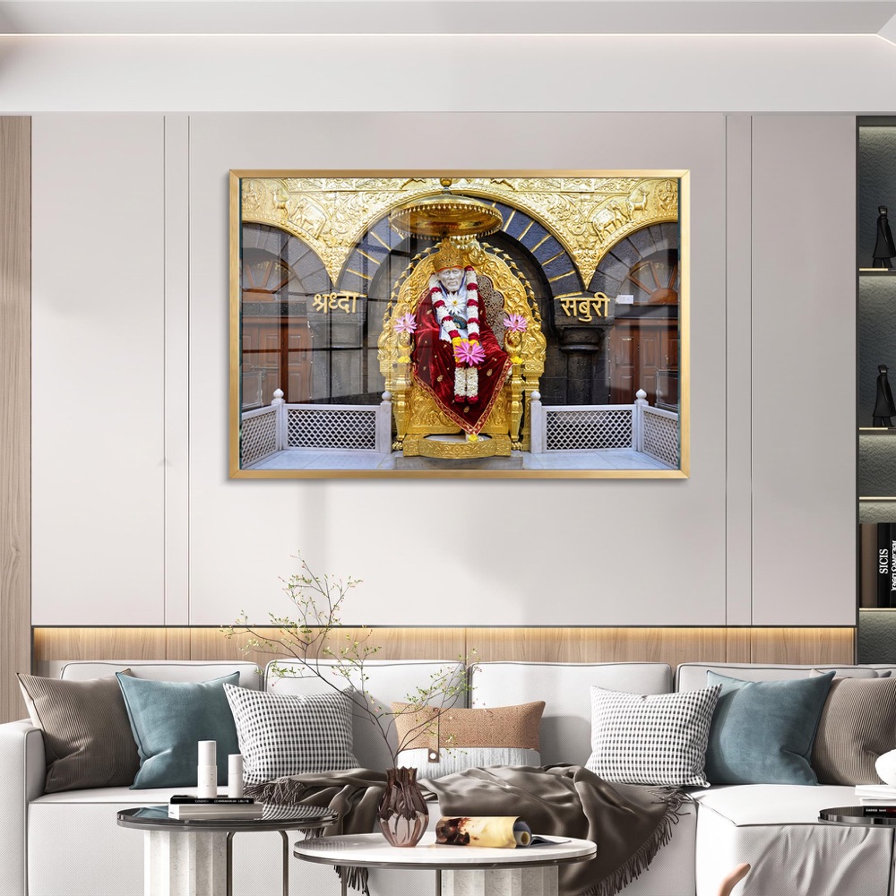 Shirdi Sai Baba Shraddha Saburi Painting