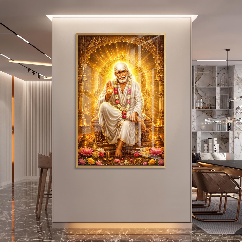 Sai Baba Blessing Wall Art - Image 2