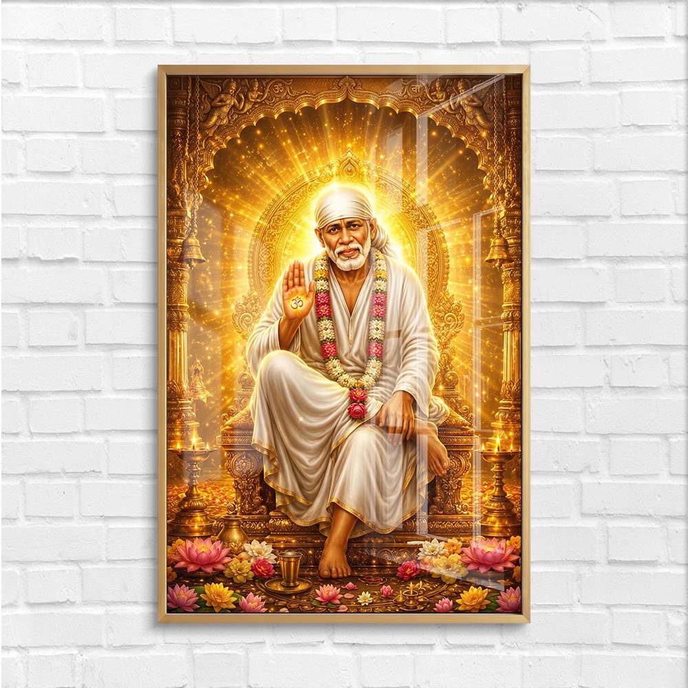 Sai Baba Blessing Wall Art - Image 4