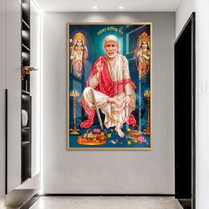 Sai Baba Ram Krishna Blessing Wall Art