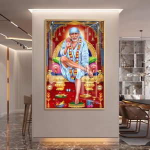 Sai Baba Shraddha Saburi Temple Wall Art