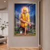 Radiant Sai Baba Yellow Attire Painting