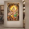 Divine Lord Lakshmi Narasimha Swamy Painting