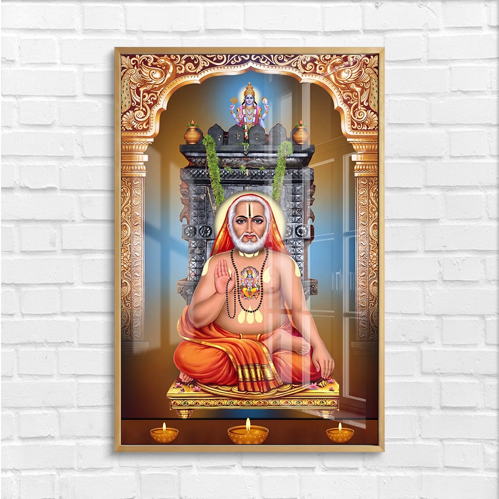 Sri Raghavendra Swamy Divine Blessing Wall Frame - Image 4