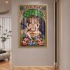 Traditional Lord Dakshinamurthy Tanjore Style Painting