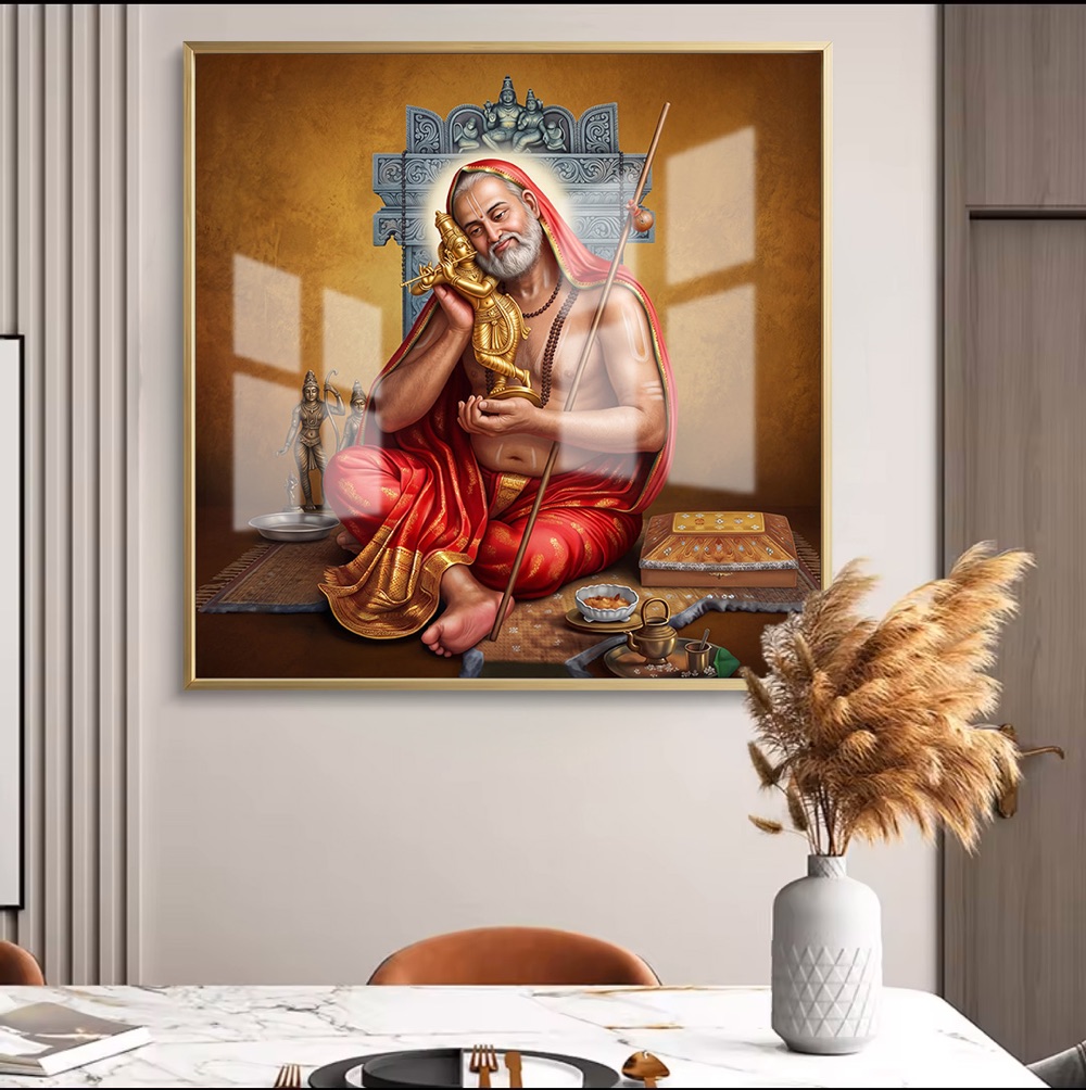 Sri Raghavendra Swamy Lord Krishna Idol Art