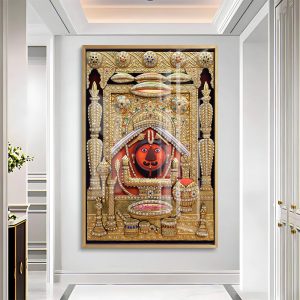 Salasar Balaji Tanjore Style Glass Painting