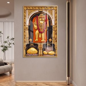 Devotional Mehendipur Balaji Sacred Shrine Painting