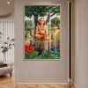 Adi Shankaracharya Nature Landscape Painting