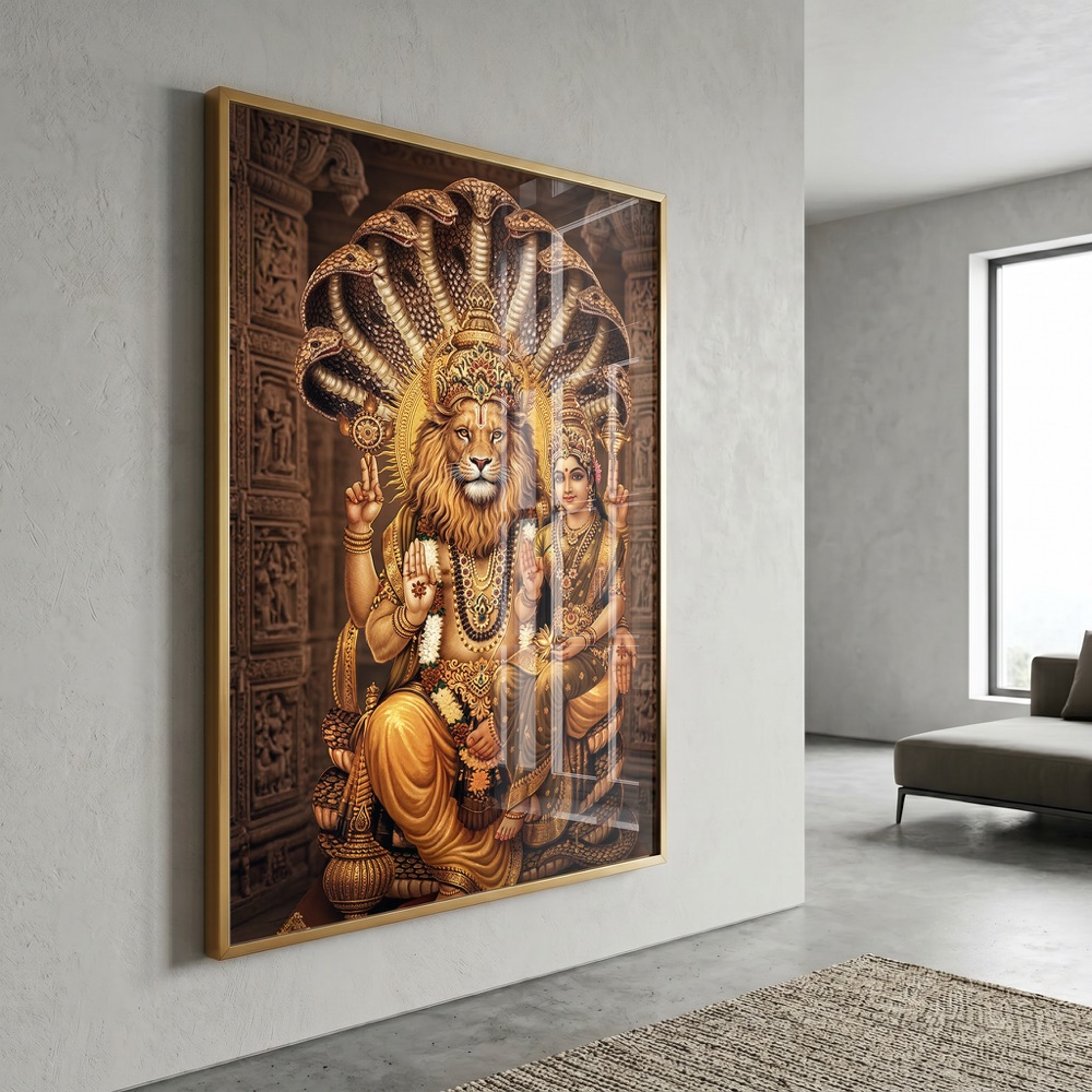 Lakshmi Narasimha Swamy Temple Carving Art - Image 3