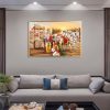 Lord Krishna Arjuna Golden Chariot Painting