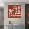 Terracotta Diwali Festival Tribal Warli Wall Art