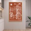 Banyan Tree Outdoor Cooking Village Warli Art