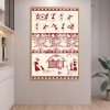 Beige Warm Toned Harvest Festival Warli Frame
