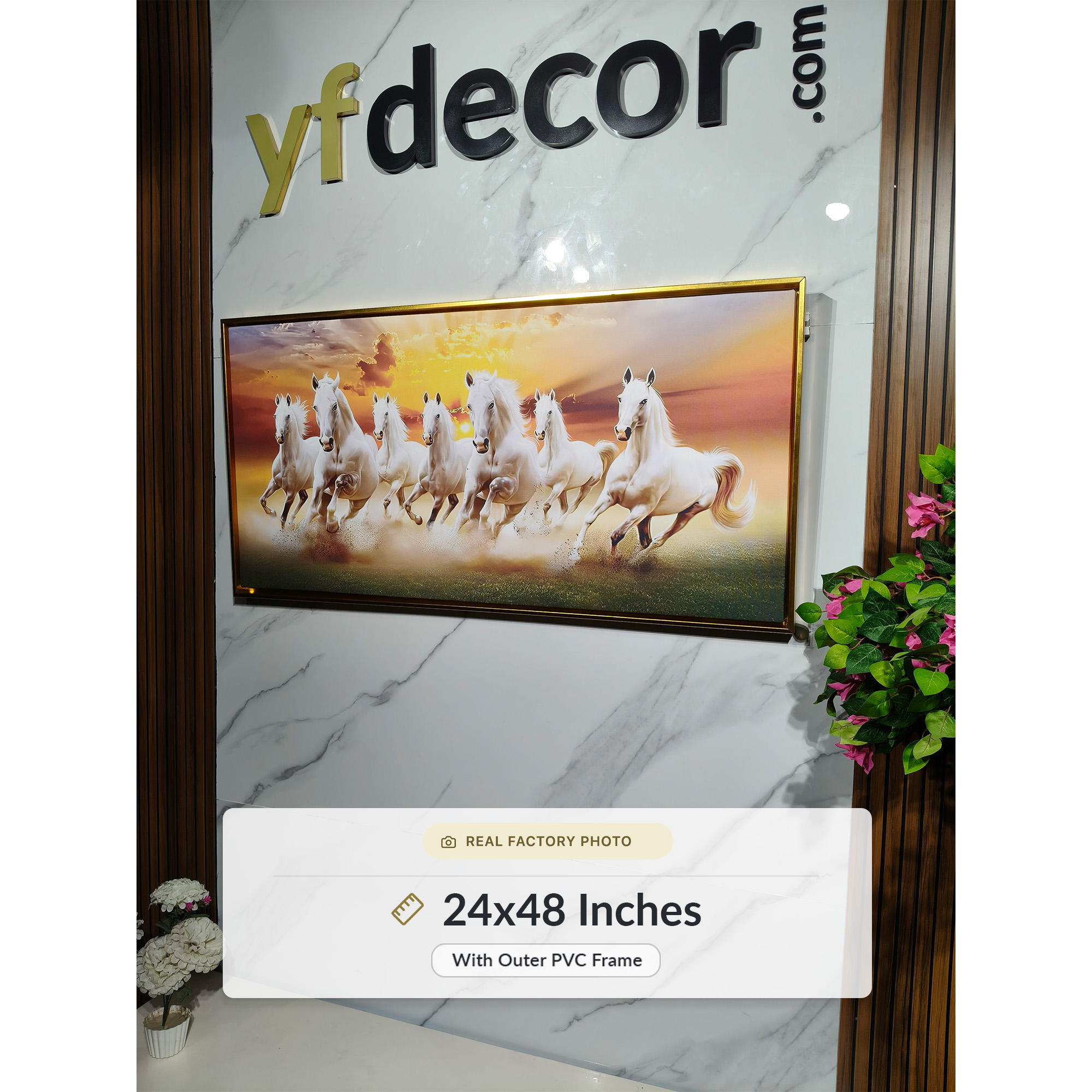 7 Running Horse Vastu Painting - Image 4