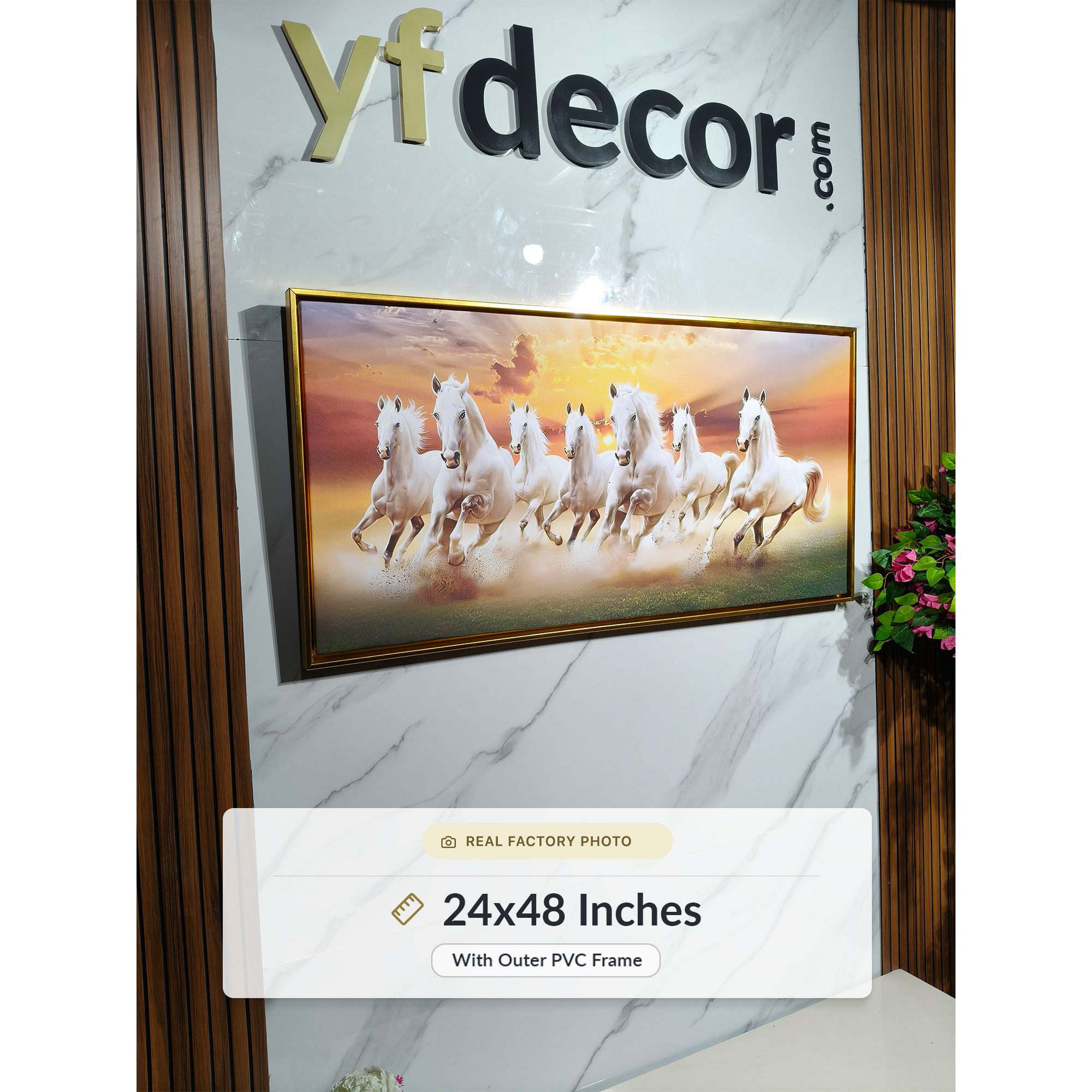 7 Running Horse Vastu Painting - Image 5