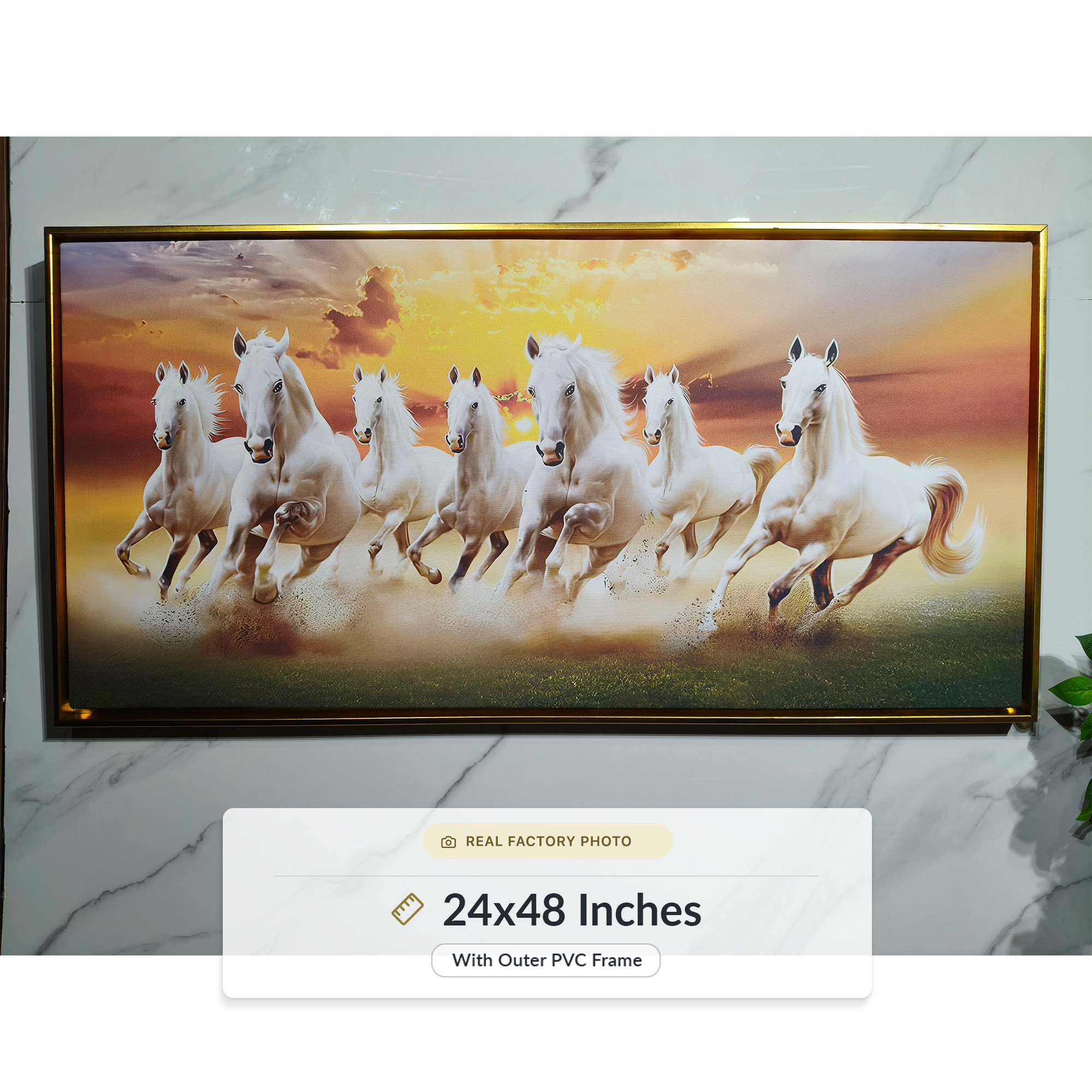 7 Running Horse Vastu Painting - Image 6