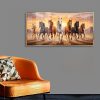 Desert Dust Storm 7 Horse Painting
