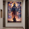 Vishwaroop Krishna Divine Cosmic Painting