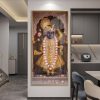 Temple Archway Shreenathji in Golden Attire Painting