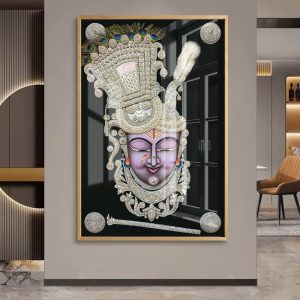 Silver Crown Shreenathji Painting