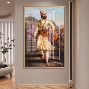 Fort Steps Warrior Shivaji Maharaj Painting