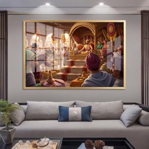 Royal Darbar Coronation Scene for Shivaji Maharaj