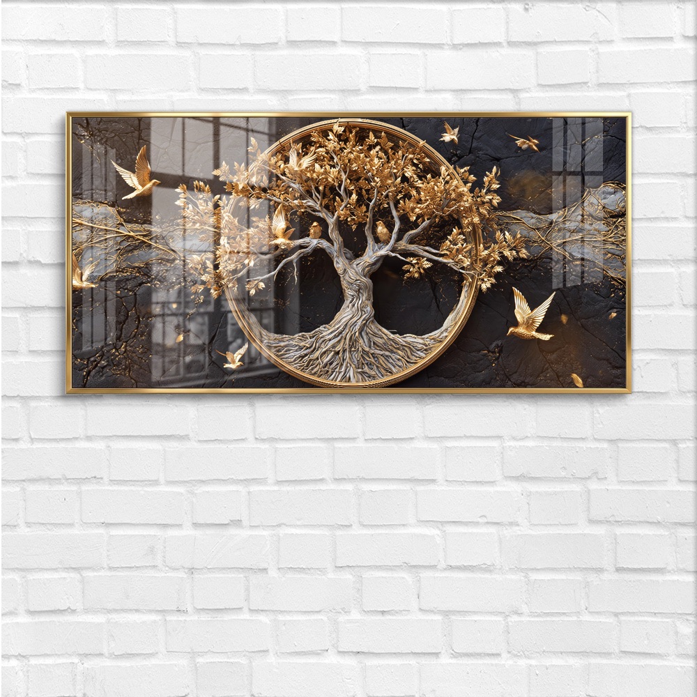 Tree of Life Emblem Birds Canvas Art - Image 4