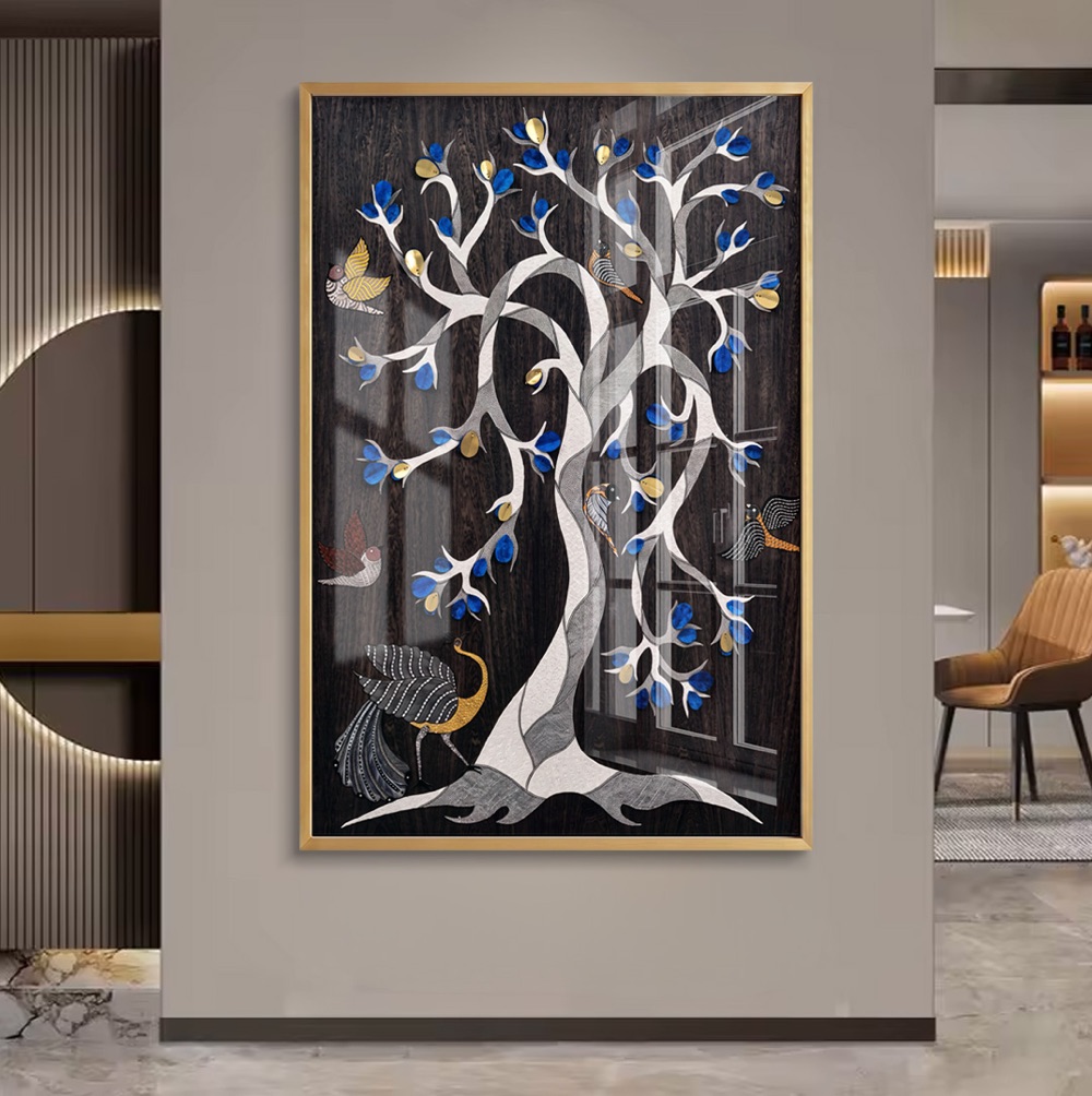 Gond Art Tree of Life Famous Painting - Image 2