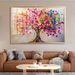 Confetti Petal Tree of Life Canvas Art